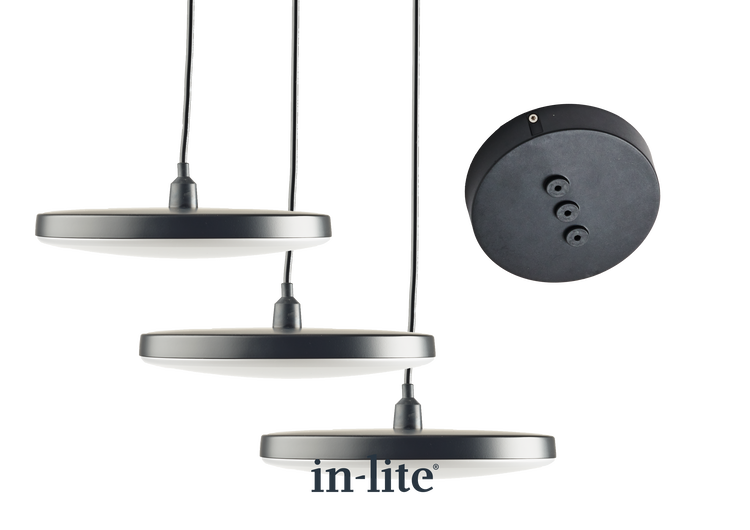 DISC PENDANT 100-230V TRIPLE
